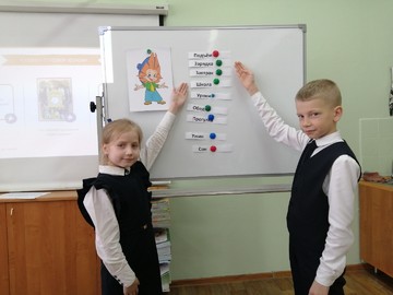 В 1Л классе прошло игровое занятие по теме «Кто жить умеет по часам…» : Фото №