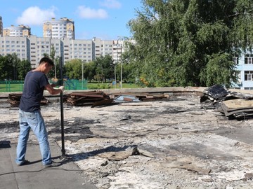 Вид объекта в ходе ремонта : Фото №