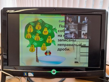 На Zoom состоялся урок математики для учеников 4П класса : Фото №