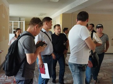 Состоялось расширенное совещание по капитальному ремонту НОШ №2 : Фото №