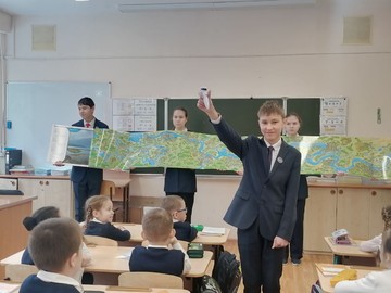 Школьный музей «Лицей на Волге» снова в гостях у первоклассников #НОШ2 : Фото №