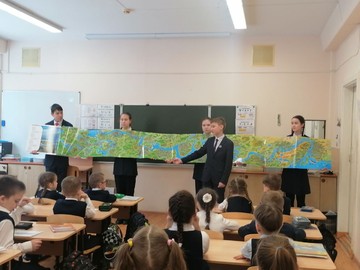 Школьный музей «Лицей на Волге» снова в гостях у первоклассников #НОШ2 : Фото №