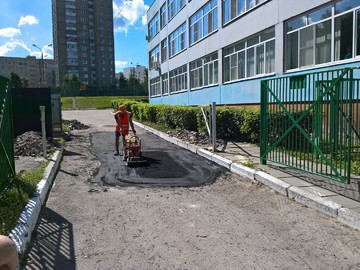 Частичный ремонт асфальтового покрытия : Фото №