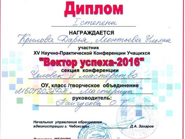 «Вектор успеха – 2016» : Фото №