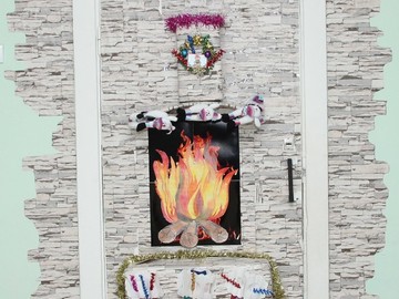 Новогоднее оформление школы : Фото №