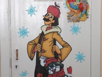 Новогоднее оформление школы : Фото №
