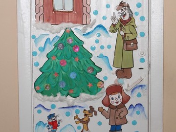 Новогоднее оформление школы : Фото №